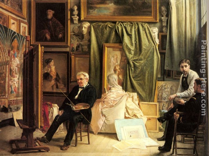 Victor Mottez The Artist's Studio